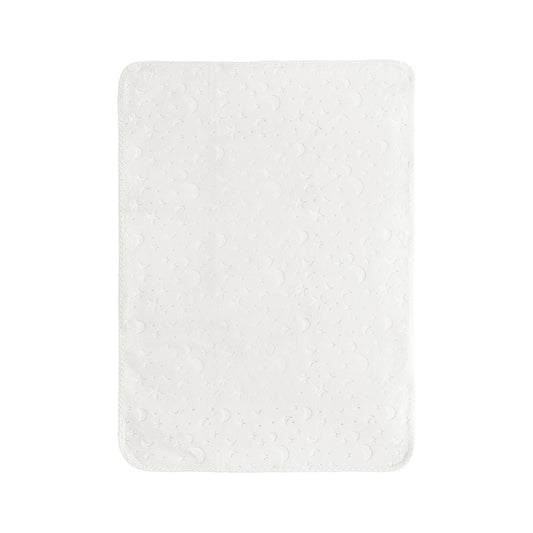 Păturică Bebeluși Lorelli Twinkle, Albă, 80x110 cm - White (1) [ps:44661c37-8e02-4e88-aca5-706fcbde15d2]