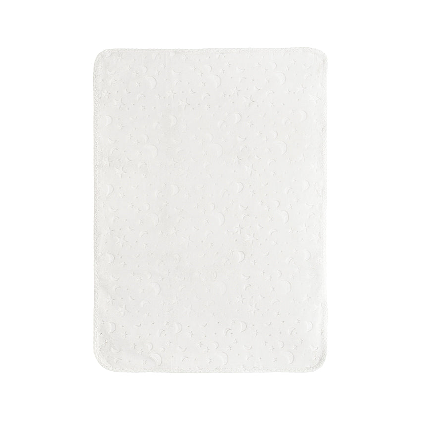 Păturică Bebeluși Lorelli Twinkle, Albă, 80x110 cm - White (1) [ps:44661c37-8e02-4e88-aca5-706fcbde15d2]