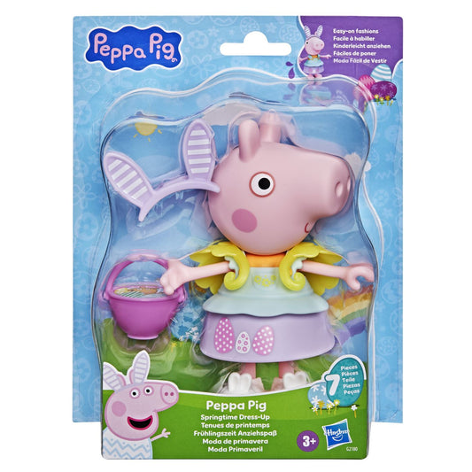 PEPPA PIG SET TINUTA DE PRIMAVARA CU FIGURINA PEPPA SI - Imagine 1