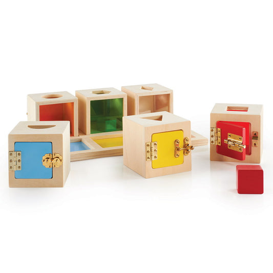 Peekaboo Lock Boxes Guidecraft - Cutii cu Incuietori Lemn - Default Title (1) [ps:14dd2956-f390-4ffe-a9df-da36e3201e8e]