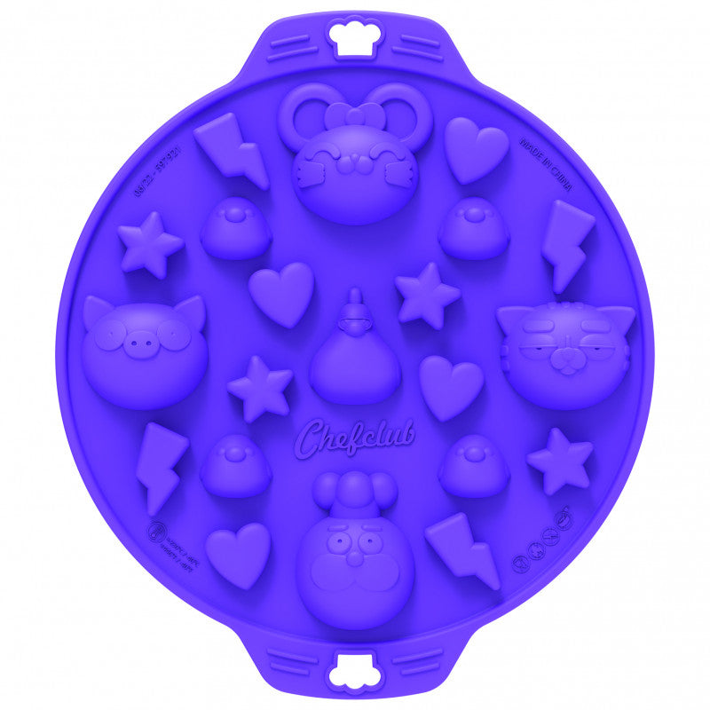 Forma din silicon pentru ciocolata, Chefclub kids - Imagine 1 [ps:d627cc96-f606-4804-92e0-03dbbe98921f]