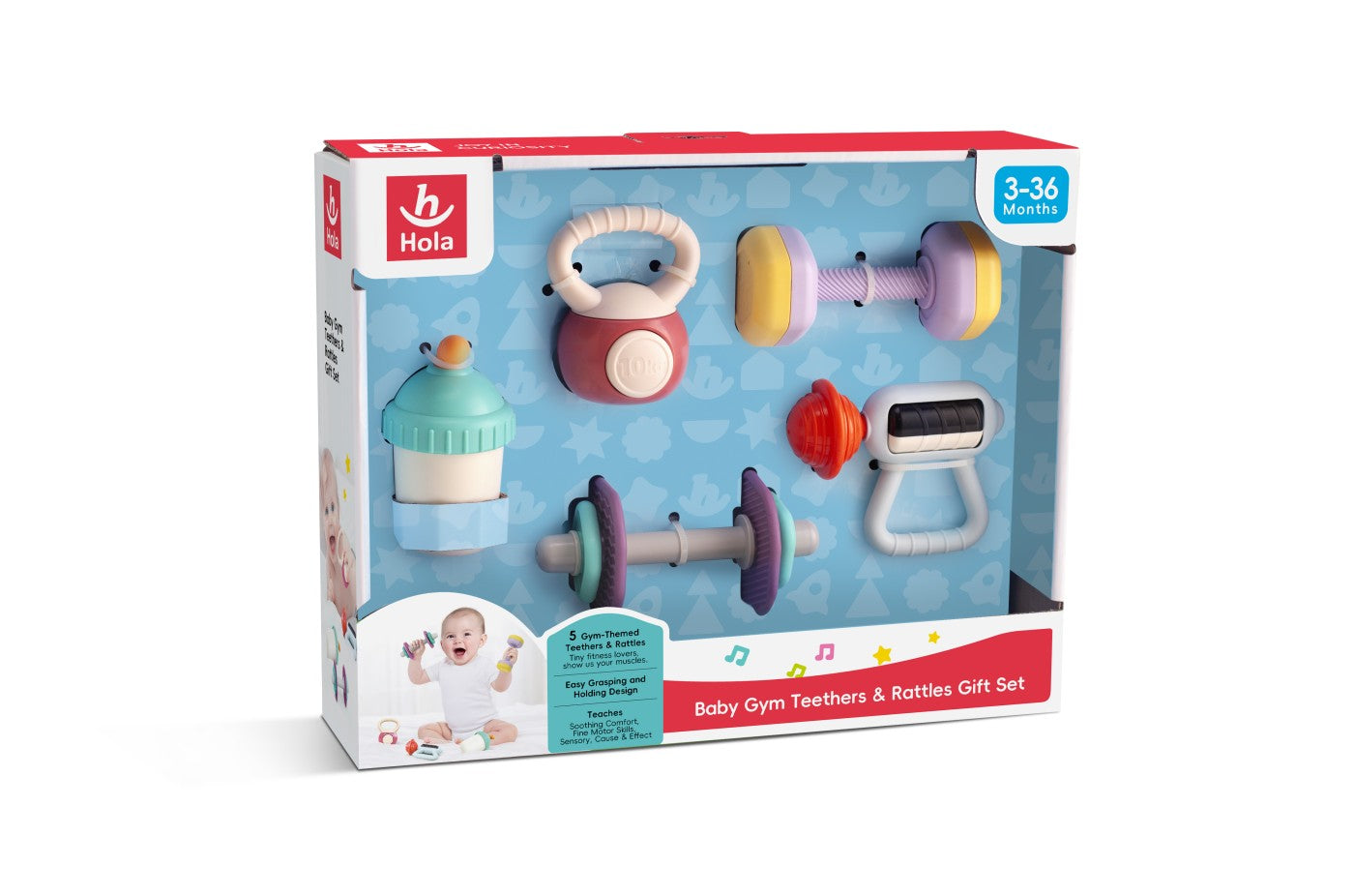 SET 5 JUCARII GINGIVALE SPORT Jucarii Bebe - Imagine 1 [ps:e97c8e4b-e077-4eeb-a286-da8e10e9a214]