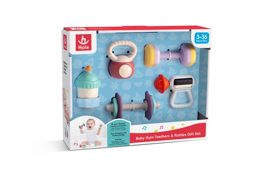 SET 5 JUCARII GINGIVALE SPORT Jucarii Bebe - Imagine 1 [ps:e97c8e4b-e077-4eeb-a286-da8e10e9a214]