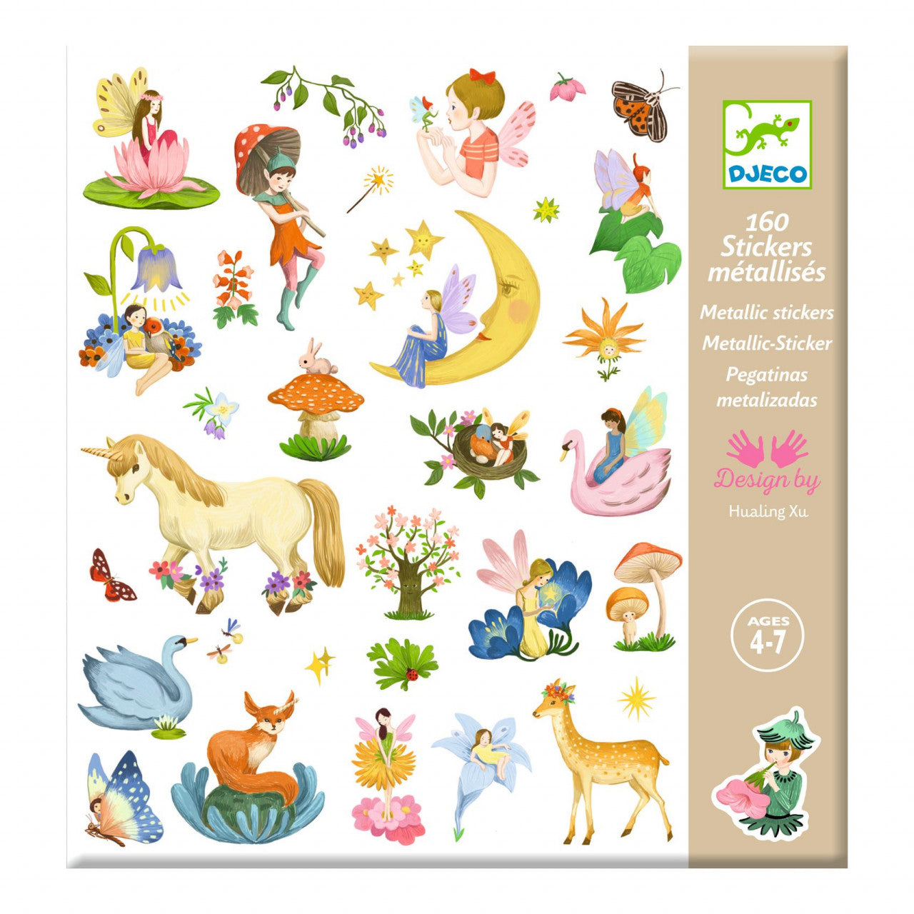 Abtibilduri metalice Fiinte fantastice, Djeco - Imagine 1 [ps:fccfdb4f-b04d-41f7-8b5d-cc045e146eb8]