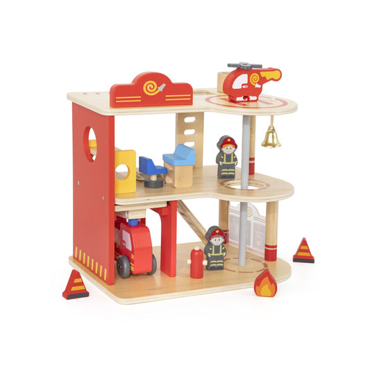 Set de Joaca Statie de Pompieri 3 Etaje, Viga - Imagine 1 [ps:1d3588b6-8f6b-4bfd-9945-53b90a34e7dd]