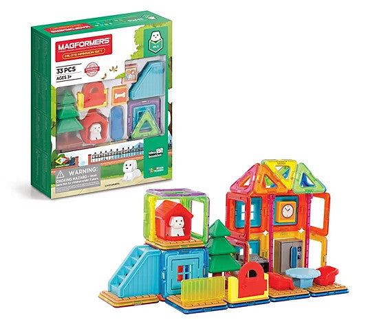 Set de construit Magformers- Casa Milo, 33 piese Clicstoys - Imagine 1