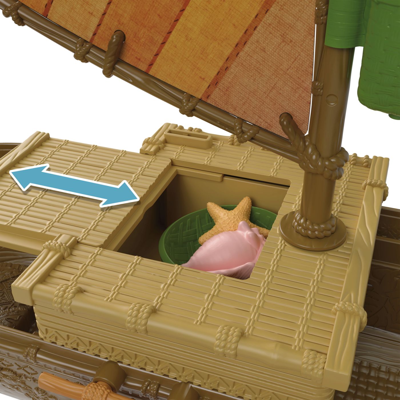 Set Barca Canoe Moana Aventura in Ocean 38cm - Mattel - Default Title (1) [ps:13d9939c-5e2d-4004-a632-b182f968a0de]