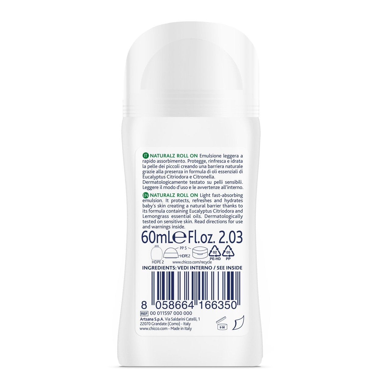 Roll-On protectie naturala Chicco Naturalz, 60 ml, 2 luni+ - Default Title (1) [ps:d60a1629-eba0-4131-8913-41a66f414018]