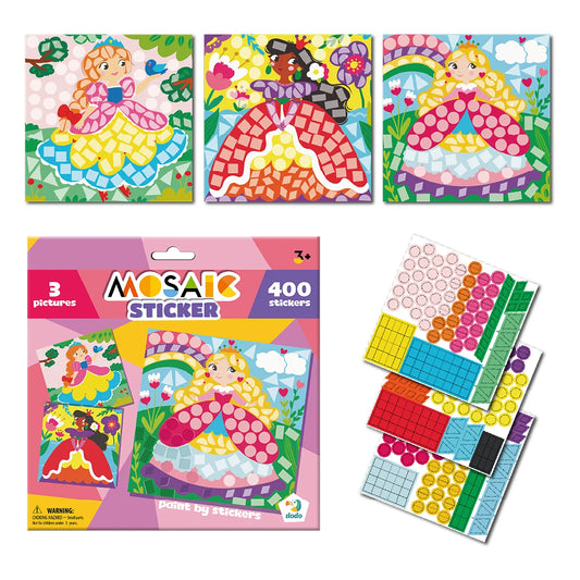 Set Mozaic cu Autocolante Prințese Dodo Toys - Default Title (1) [ps:ec1c165d-e51b-4f04-8626-efd2d78c76a0]