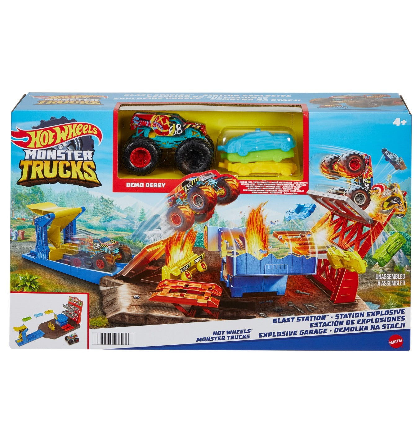 HOT WHEELS MONSTER TRUCKS SET BLAST STATION Mattel - Imagine 1 [ps:5364191b-70f7-4cfb-90b0-89ce5005ad4c]