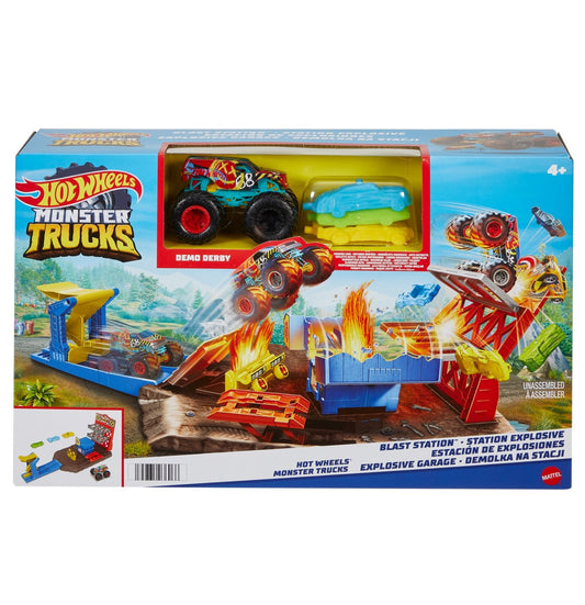 HOT WHEELS MONSTER TRUCKS SET BLAST STATION Mattel - Imagine 1 [ps:5364191b-70f7-4cfb-90b0-89ce5005ad4c]