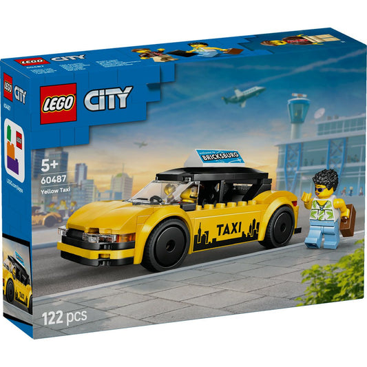 LEGO CITY TAXI GALBEN 60487 - Imagine 1 [ps:ab147553-b2e5-4da5-8ad3-1a6912f111e6]
