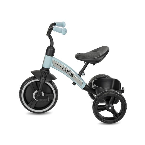 Tricicletă Copii Lorelli Dallas, Șezut Reglabil, Mint - Blue (1) [ps:f518349e-5dff-42f8-ac63-b5b889e6e5e9]