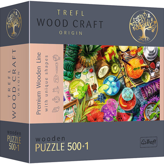 PUZZLE TREFL DIN LEMN 500+1 PIESE COCKTAILURILE COLORATE - Imagine 1 [ps:265bbff2-eadd-4bbf-9b6c-6e1b533674ca]