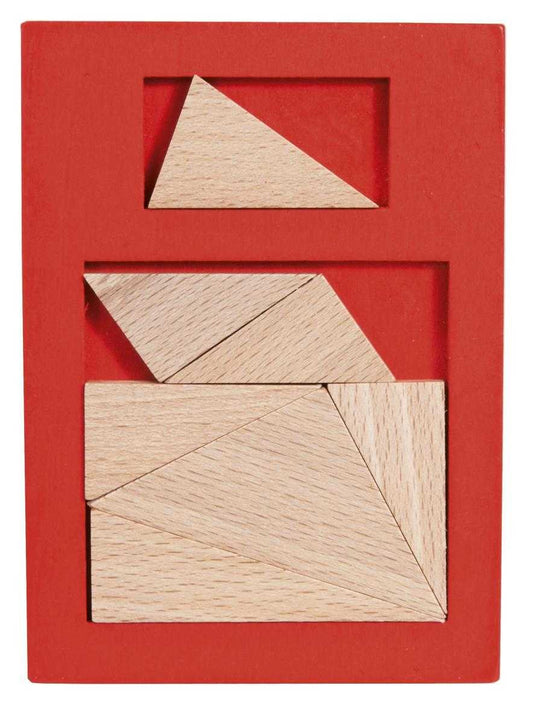 Joc logic IQ puzzle din lemn Extra piesa-4, Fridolin - Imagine 1 [ps:865d4aa7-f43d-448b-847f-fce7641c1423]