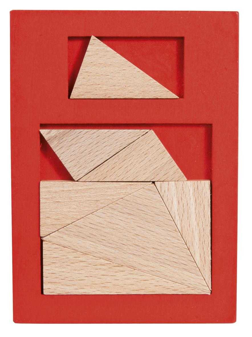 Joc logic IQ puzzle din lemn Extra piesa-4, Fridolin - Imagine 1 [ps:865d4aa7-f43d-448b-847f-fce7641c1423]