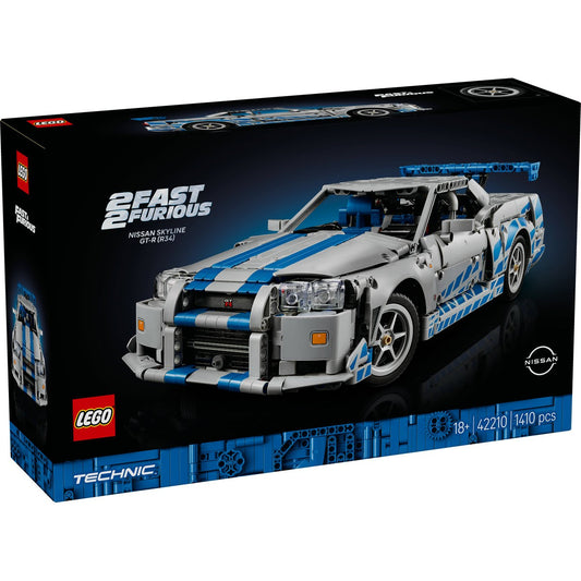 LEGO TECHNIC 2 FAST 2 FURIOUS NISSAN SKYLINE GT-R R34 42210 - Imagine 1 [ps:92685e29-bd5e-4e26-8501-923a43bd8d92]