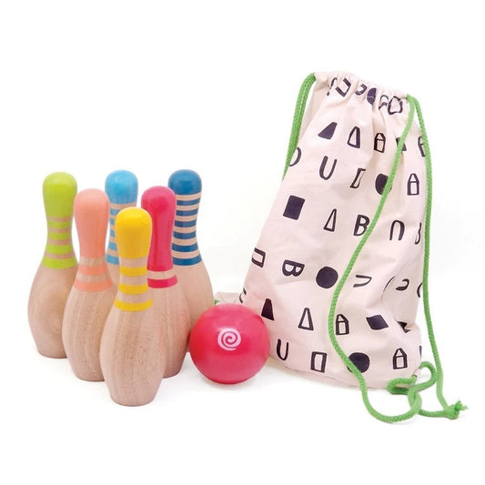 Set de bowling din lemn, Svoora - Imagine 1 [ps:a957f8ed-6b6b-4151-968c-e0ca58a453c6]