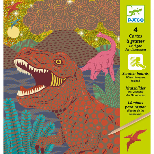 Joc creativ de razuit Dinozauri, Djeco - Imagine 1 [ps:73a5a1a8-7678-4c92-a5be-c04fb2ca5cdc]