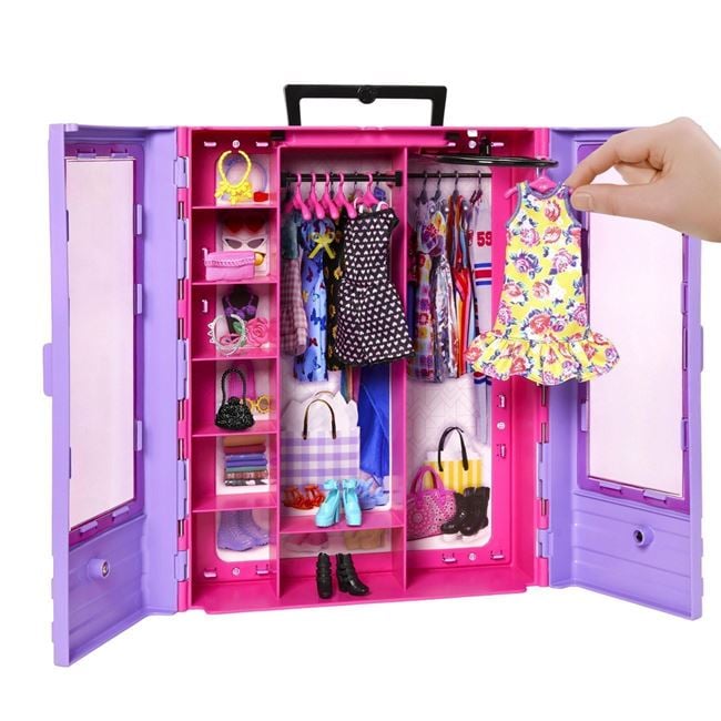 Barbie Fashion Dulap cu Haine Mattel - Set Joacă Creativă - Default Title (1) [ps:d6bcaab6-a6c7-4068-8058-3d66b192ca3a]
