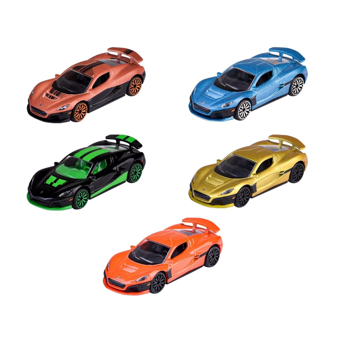 MAJORETTE SET 5 MASINUTE METALICE RIMAC NEVERA 7.5CM Simba - Multicolor (1) [ps:6e1fbb91-772e-4ed2-aff3-d95d5c3d28c3]