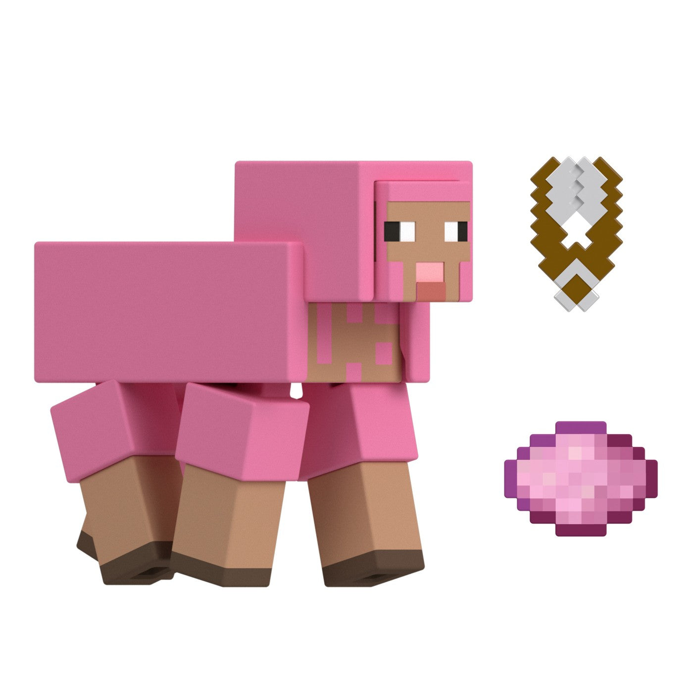MINECRAFT CRAFT A BLOCK FIGURINA PIG 8CM Mattel - Sheep (1) [ps:77a647bf-831f-4f0f-b814-d0bf40b05291]
