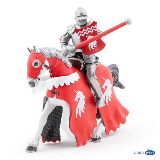 PAPO FIGURINA CAVALER CU SULITA SI SCUT ROSU [ps:7bbb7372-b361-4320-bb45-dbfc89454fd6]