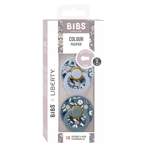 BIBS x Liberty - Set 2 Suze Latex Bobo - Dusty Blue/Petrol (1) [ps:a55e343b-c3f5-4021-9736-a2e38c804c60]