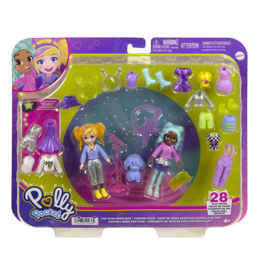 POLLY POCKET SET 2 PAPUSI SI ACCESORII 28 PIESE Mattel - Imagine 1 [ps:325facf4-7f5a-4363-a01a-856df50ddb7d]