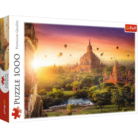 PUZZLE TREFL 1000 TEMPLU BURMA - Imagine 1 [ps:99425c36-2fbf-413d-bc89-6a9ea7d4aec9]