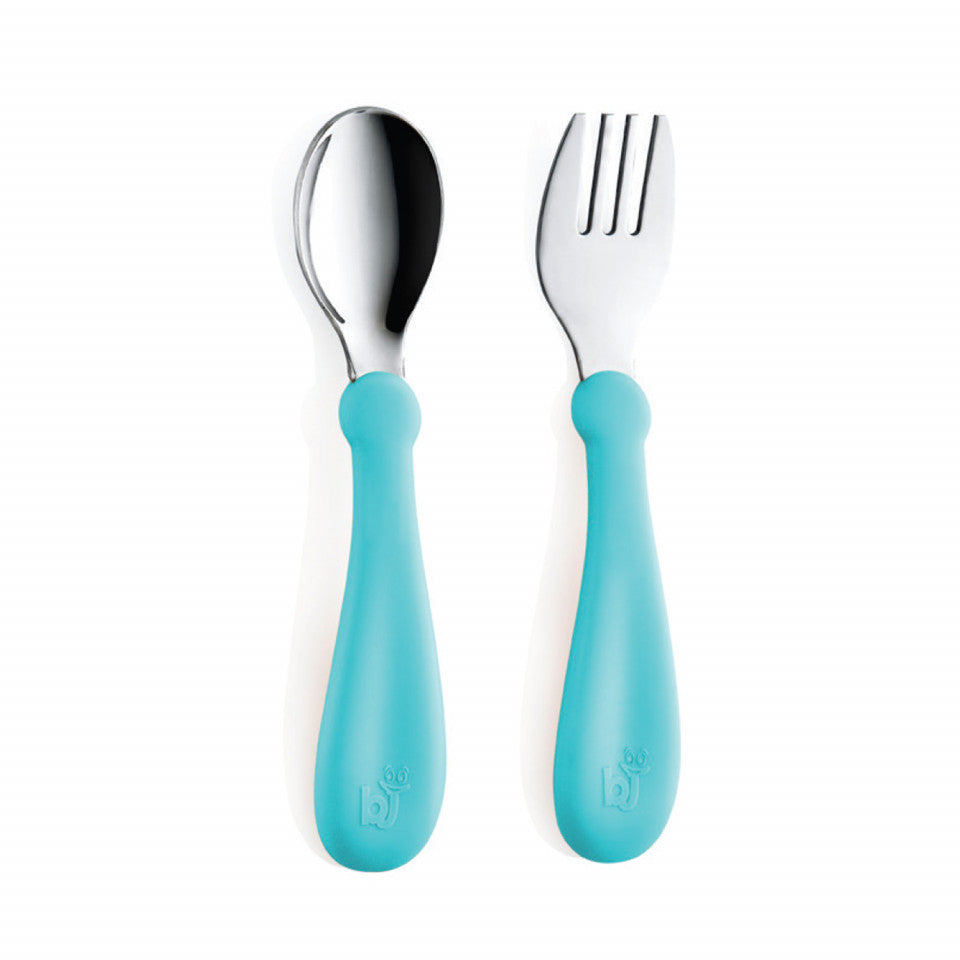 Set tacamuri din inox pentru copii BabyJem (Culoare: Gri) - Bleu [ps:86d8a6d6-f657-4d53-8976-f73ce7f1cd35]