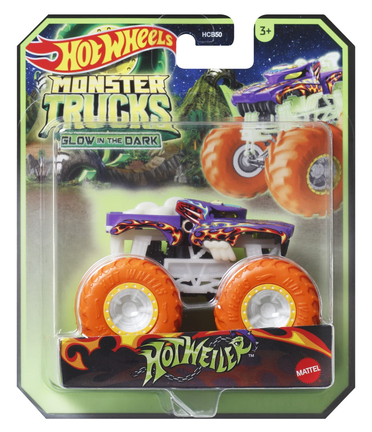 HOT WHEELS MONSTER TRUCK GLOW IN THE DARK MASINUTA - Imagine 1 [ps:abfa900e-c66e-4c26-9e50-1a7c894fc9b0]