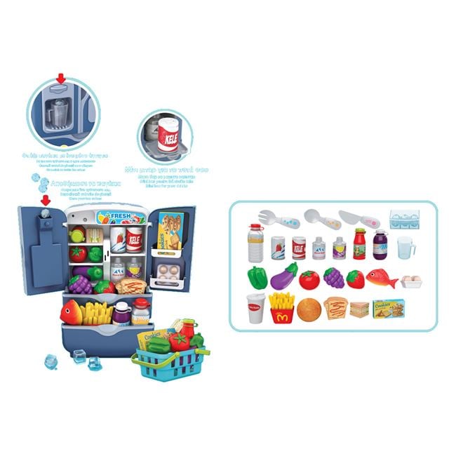 Frigider Jucărie cu Sunet, Lumină și Accesorii Jumbo - Default Title (1) [ps:513b4ccb-feaa-4521-892d-af239eb9f6f7]