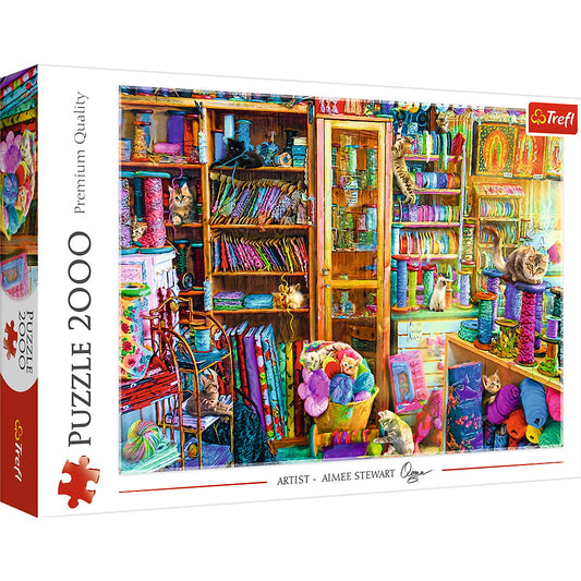 PUZZLE TREFL 2000 PARADISUL PISICUTELOR - Imagine 1 [ps:e08cb263-0b07-4317-88e4-4727293e6ac0]