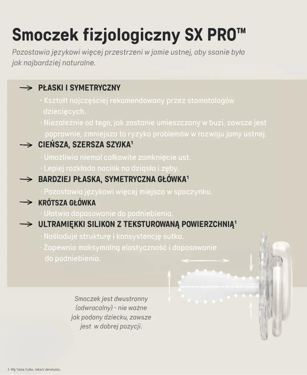 Suzeta fiziologică Suavinex SX Pro 6-18 luni, Vanilie - VANILIE (1) [ps:525928d3-5d8c-41d6-9756-d912d38c3525]