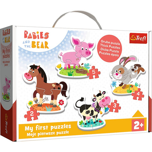 PUZZLE TREFL BABY CLASIC LA FERMA 14 PIESE - Imagine 1 [ps:98c00bfd-4acd-41cc-b8fa-92e37df163c7]