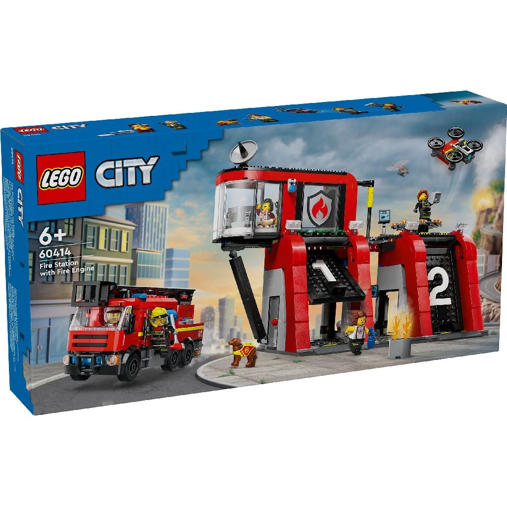 LEGO CITY STATIE SI CAMION DE POMPIERI 60414 - Imagine 1 [ps:c4f40d22-9457-4469-9401-555625736c80]