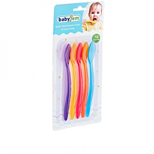 Set 5 lingurite multicolore BabyJem Rainbow - Imagine 1 [ps:48f97118-047b-44d3-816d-6eceb5c62437]