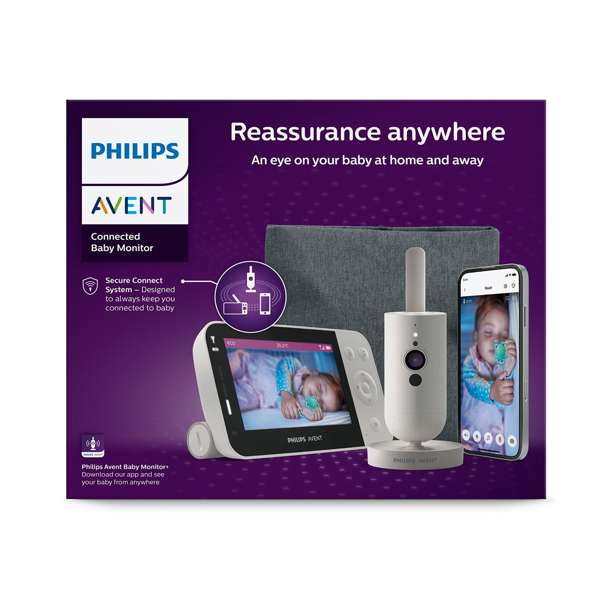 PHILIPS SCD953/26 Avent Baby Monitor, monitor video, 1 buc - Imagine 1 [ps:c45b66ed-9dd0-422c-ba14-e8fb146214fc]