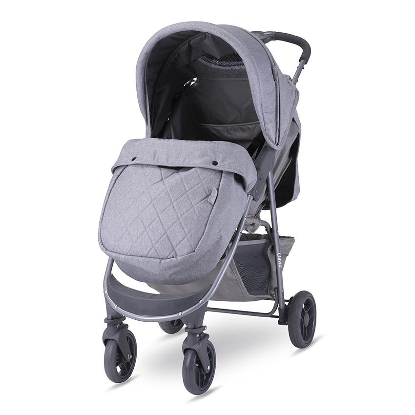 Cărucior Sport Lorelli Olivia Basic, Cool Gri - Husă Inclusă - gri cool (1) [ps:56e5d85a-a4aa-4b2d-9c5c-fa26dcc978a8]