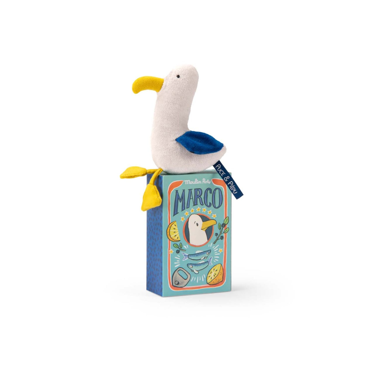 Jucarie bebe Pescarusul Marco, Moulin Roty - Imagine 1 [ps:1d65075d-5048-45e0-93ca-a9140fd23d60]