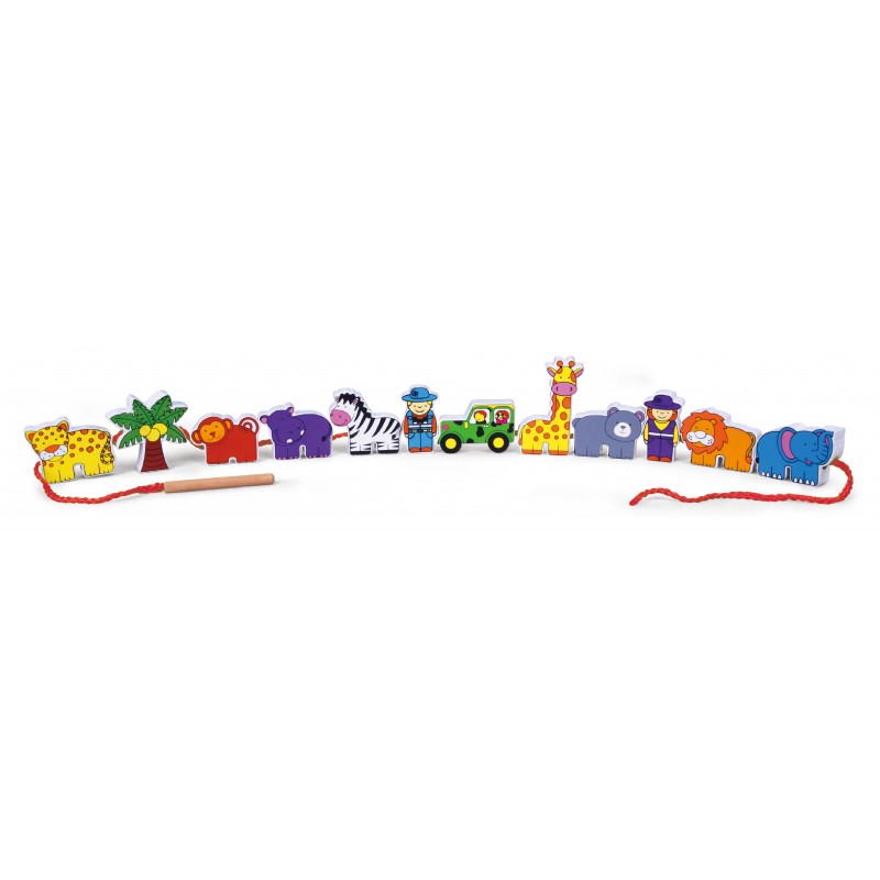 Margele de insirat din lemn - animale de la zoo Viga - Imagine 1 [ps:712789fe-9a9e-4460-9140-9ba025aa22a5]