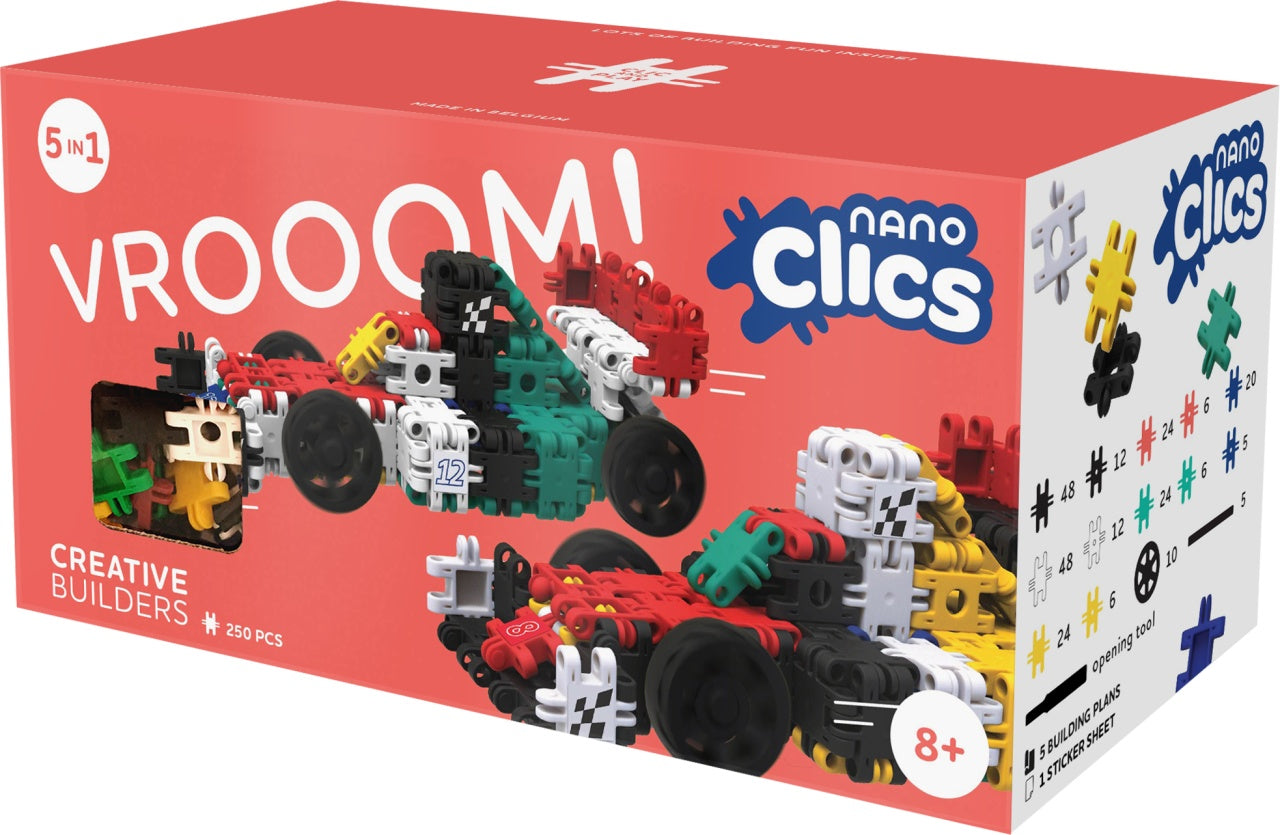 Nano Clics Pentru constructori creativi 250 piese, - Imagine 1 [ps:eacca6b9-2d8a-4903-a89e-adfc9b195ef7]