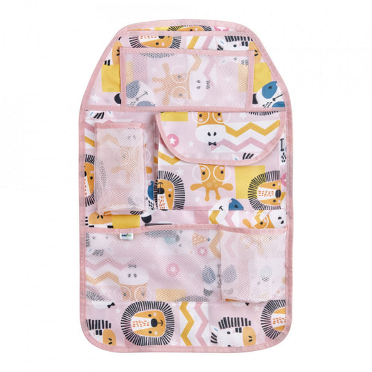 Organizator BabyJem pentru scaun auto Jungle (Culoare: Roz) - Roz [ps:4d6079d9-9a06-466a-99e8-2fa5a250b420]