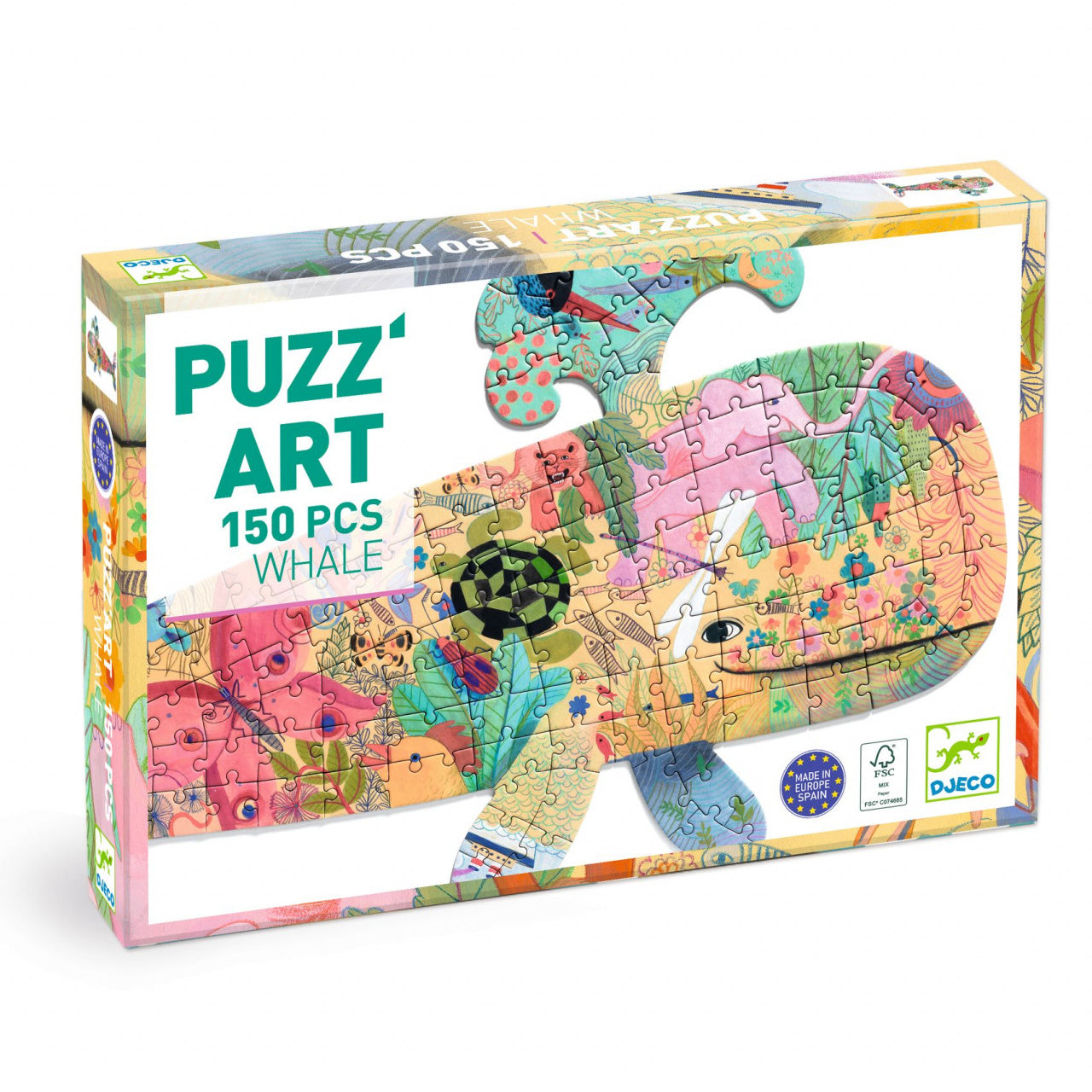 Puzzle Puzz'Art Balena, Djeco - Imagine 1 [ps:c08fa6ea-f23d-4407-9257-104be2374902]