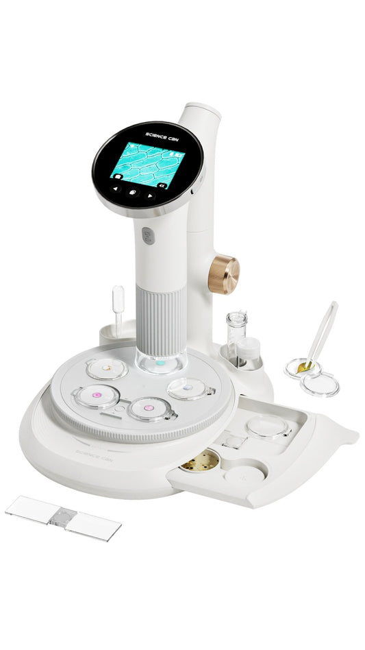 Joc STEM Microscop digital cu ecran integrat, TopBright - Imagine 1 [ps:d8402080-0c00-4b6f-aa52-c214906785fe]