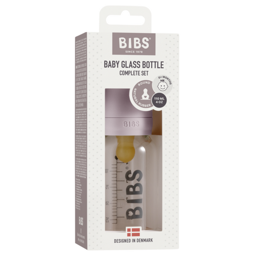 Biberon BIBS Anticolici din Sticlă, 110ml, Dusky Lilac - Lila (1) [ps:65ade4fa-eb11-4dcb-bf58-b2cbb5e9ec3c]