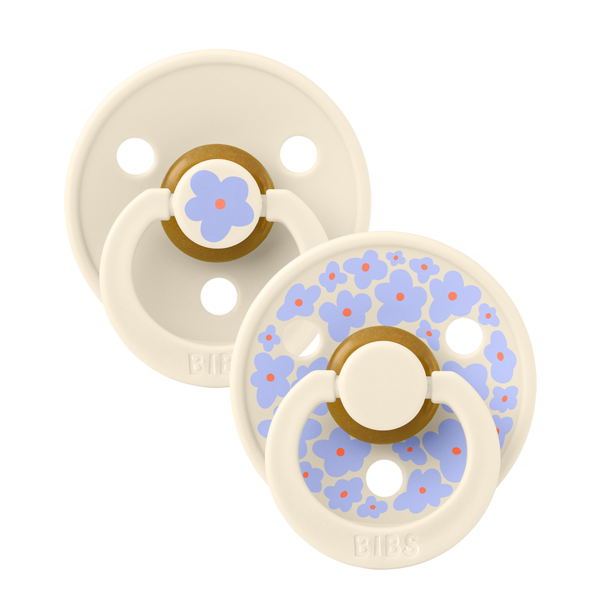 Set 2 Suzete BIBS Colour Studio Flower Latex, 6m+, Ivory - Default Title (1) [ps:22b49270-4957-44ed-8d15-f3f0a4716dc1]