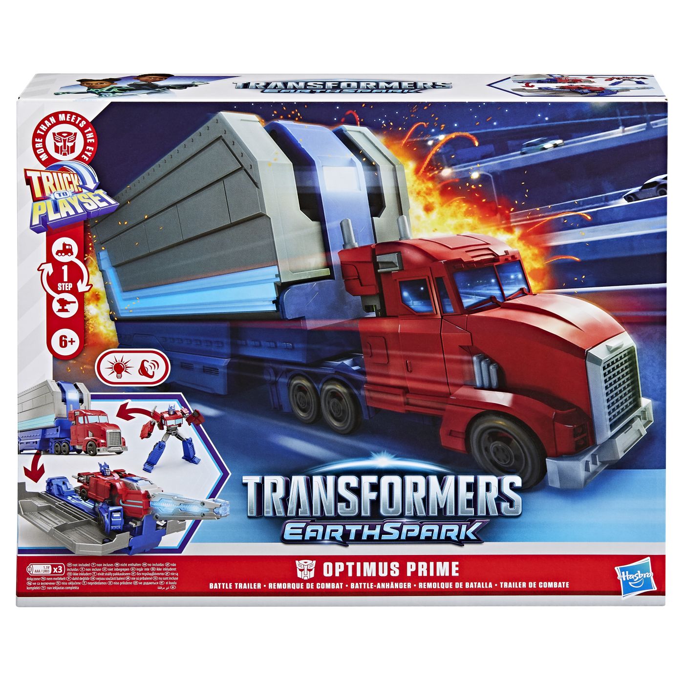 TRANSFORMERS EARTHSPARK CAMION CU REMORCA DE LUPTA - Imagine 1 [ps:040e7e70-61d7-4f5e-a5e5-204e475a34f6]