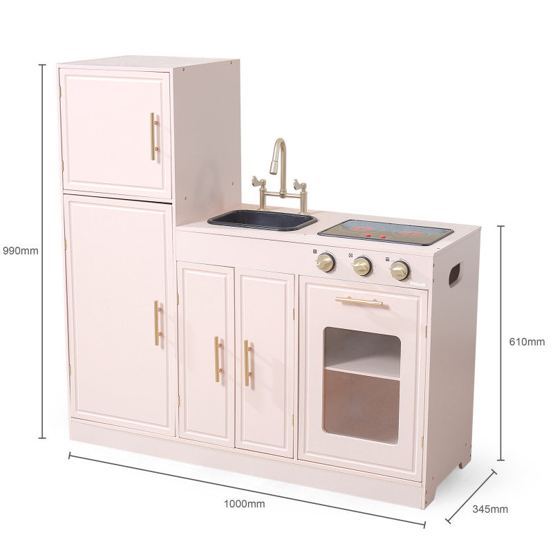 Bucatarie moderna roz pudrat cu lumini si sunete, PolarB Viga [ps:b121beaa-bddd-408c-93a6-c5dfed5469d0]